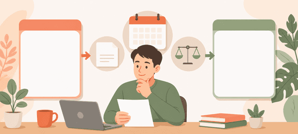 Borrower comparing loan terms before and after a cooling-off period